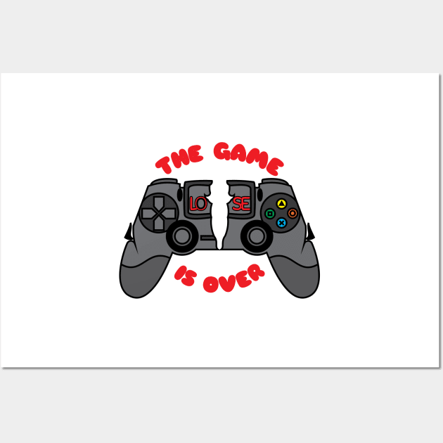 Broken controller design Wall Art by Shadowbyte91